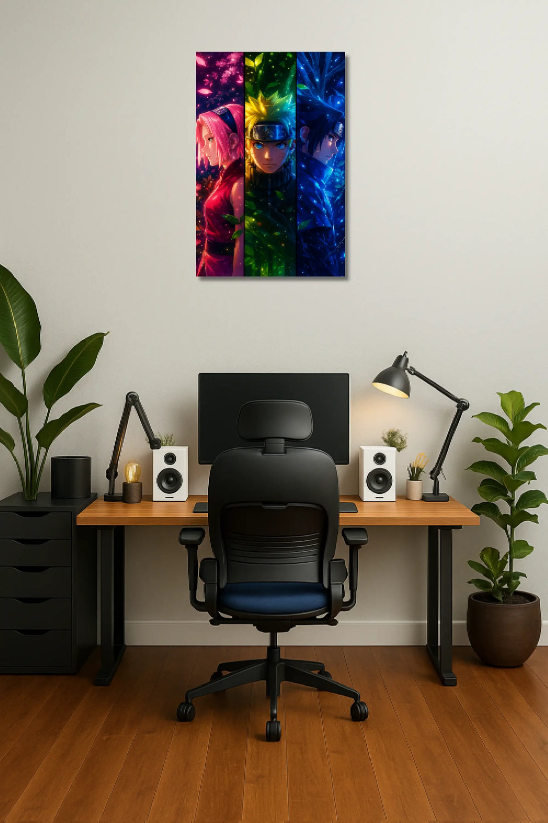 Naruto Team 7 Metal Poster