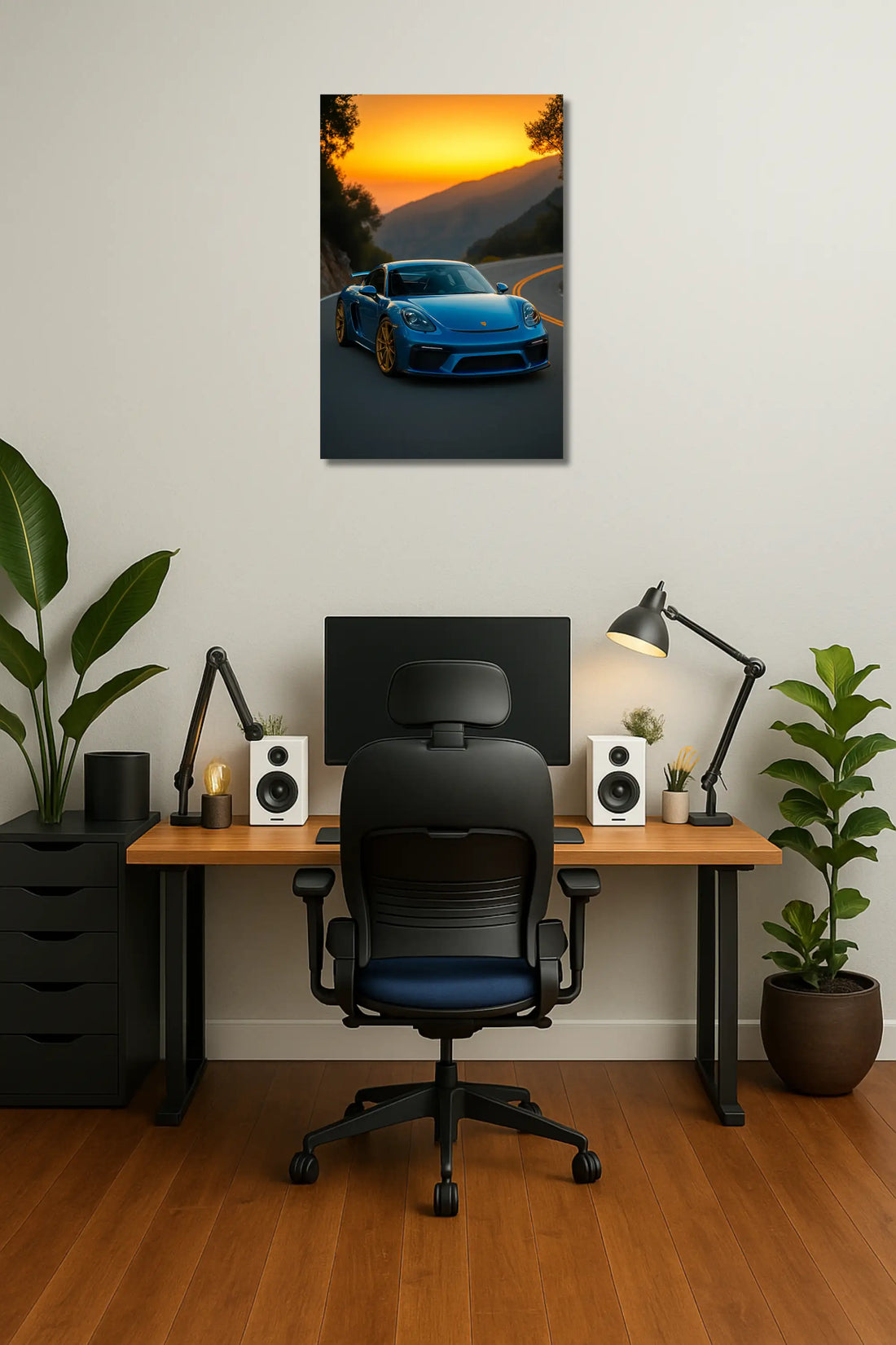 Porche 911 Car Metal Poster 001