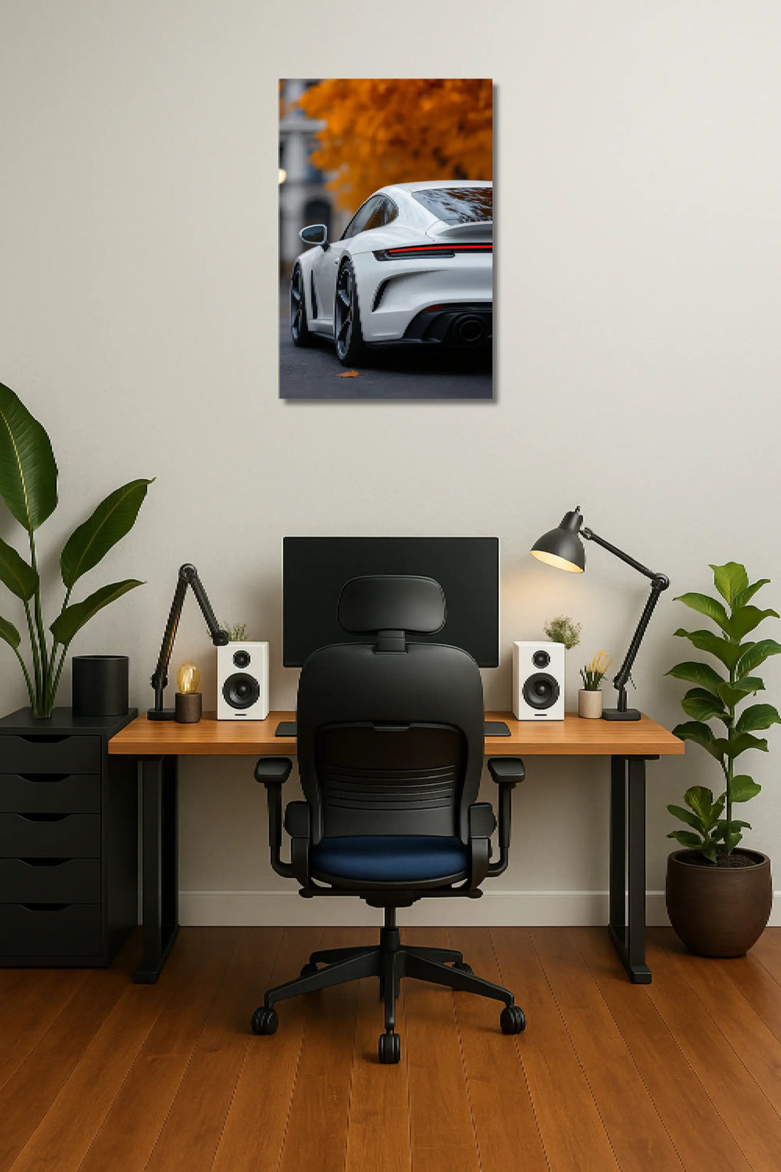 Porsche 911 Classic Car Metal Poster