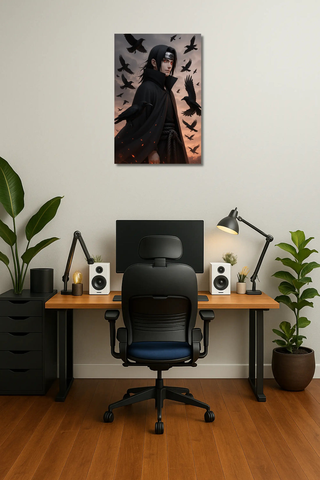 Sasuke Anime Metal Poster 003