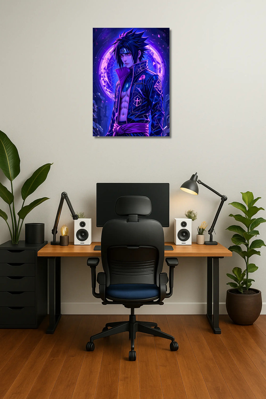 Sasuke Anime Metal Poster 002