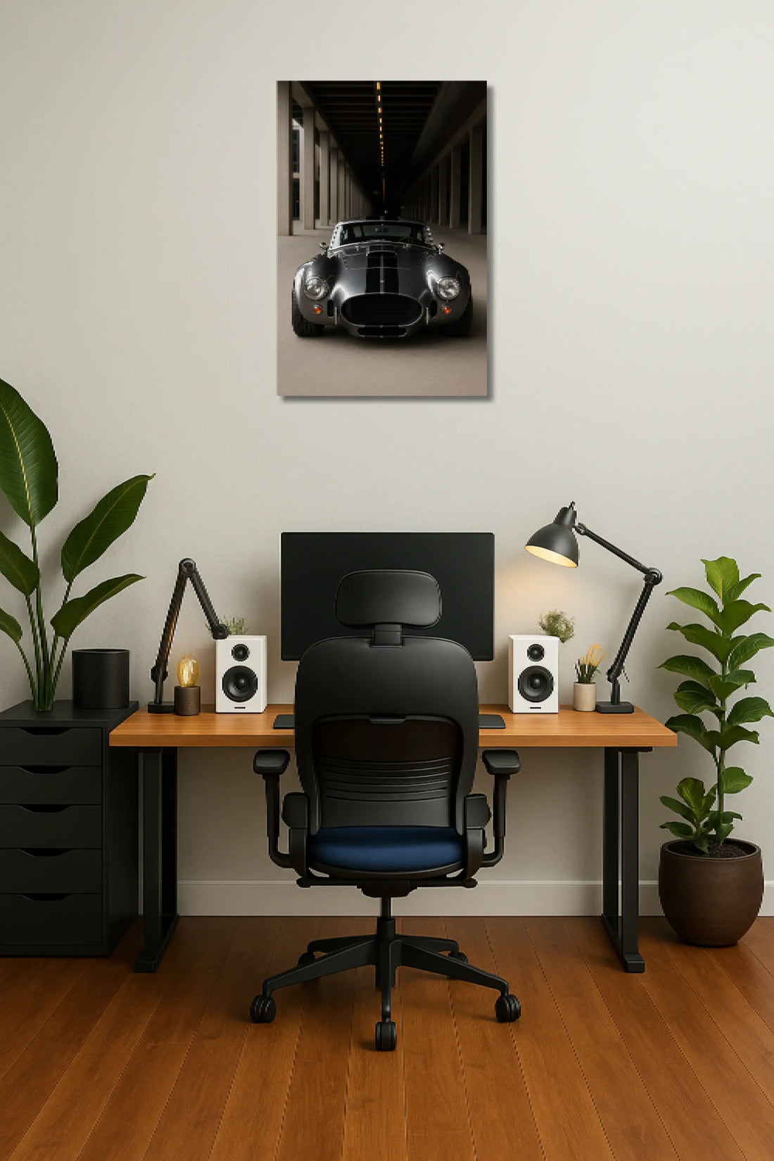 Shelby Cobra Classic Amerian Sports Car Metal Poster