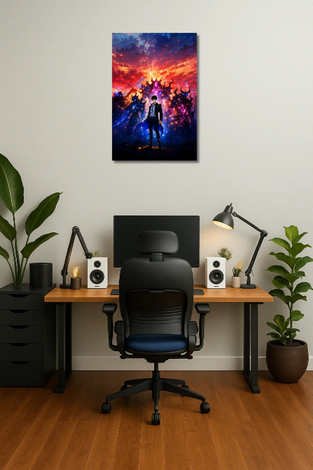Sung Jin Anime Metal Poster 04